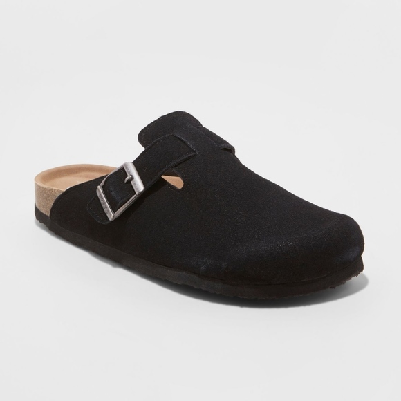 Mad Love Shoes - Mad Love Tina Microsuede Slip On Clogs New Black